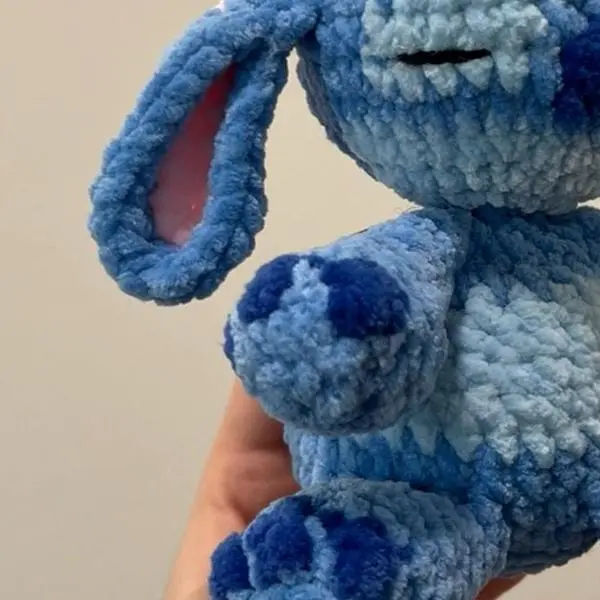 Hand crocheted sleepy koala