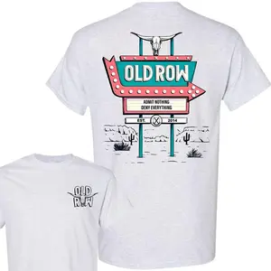 Local Boy Old R Graphic T-Shirt, Cowboy Graphic, Desert Sign Tee, Vintage Style T-Shirt with Fun Quote for Casual Wear Cotton Top