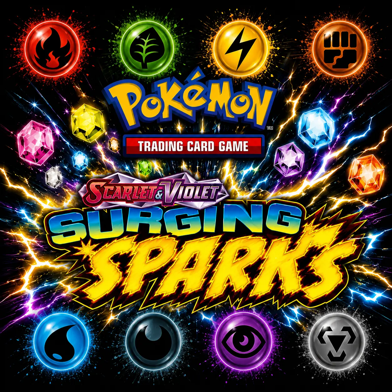 Live Energy Break #5 - 36 TOTAL PACKS! Surging Sparks Booster Box