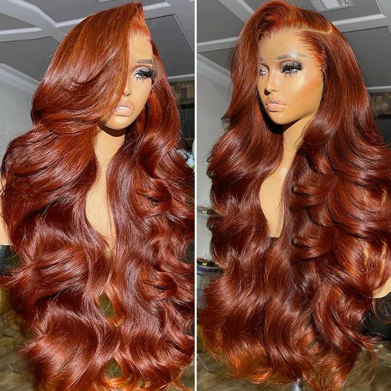 180 Density 99J Burgundy 13x4 HD Body Wave Lace Front Human Hair Wigs Red Colored 13X6 Transparent Lace Frontal Wig for Women PrePlucked Hairline