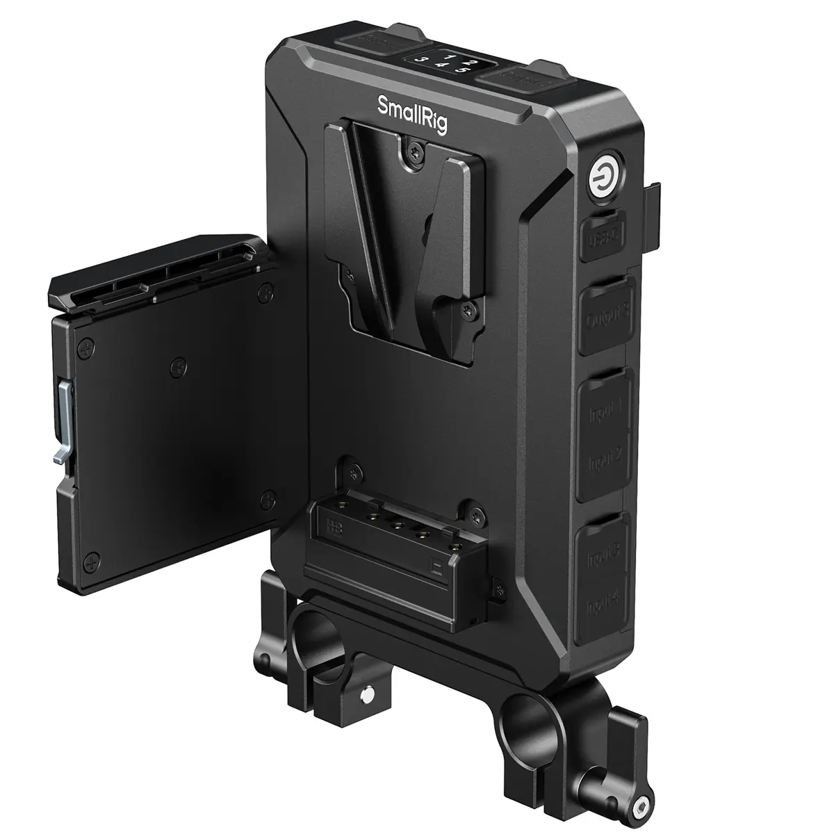 SmallRig Hot-Swap V-Mount Battery Plate with 15mm Dual-Rod Clamp
