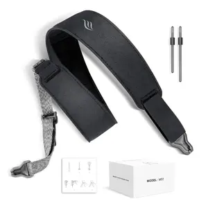 【Enya Magnetic Strap】for Guitar, Bass, and Ukulele - Quick Release, Single-Hand Adjustable, with Leathery Texture(MS1)  Christmas Gift, TikTokShopHolidayHaul