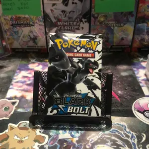 Pokémon Black Bolt Booster Pack rip live - Official Trading Card Game Expansion Pack