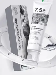7.5% Nano Hydroxyapatite Toothpaste, Fluoride Free, Enamel Repair & Gum Health, Natural Peppermint, Sensitive Teeth, 4.23 oz