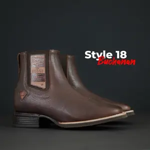 Nokota Horse BRAND Style 18 Buchanan Men's Ankle Work Boots Oil Resistant Soft Toe Comfortable Bota de Trabajo Square Toe