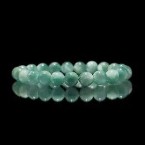 Natural Green Larimar Bracelet Gemstone Crystal Beads 4MM-16MM Elastic String for Men Women Reiki Yoga Handmade Jewelry Energy Healing
