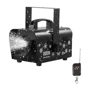 VEVOR 1500W Snow Machine with RGB DMX512 Signal Control, 9 LED Lights, Wireless Remote, High Output Snowflake Machine with 5L Tank, Portable DJ Stage Snow Maker for Christmas Parties Stage EffectsVEVOR Super Brand Day