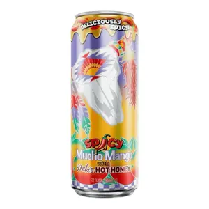 Arizona Spicy Mucho Mango with Mike's Hot Honey 22 fl oz Deliciously Spicy Beverage