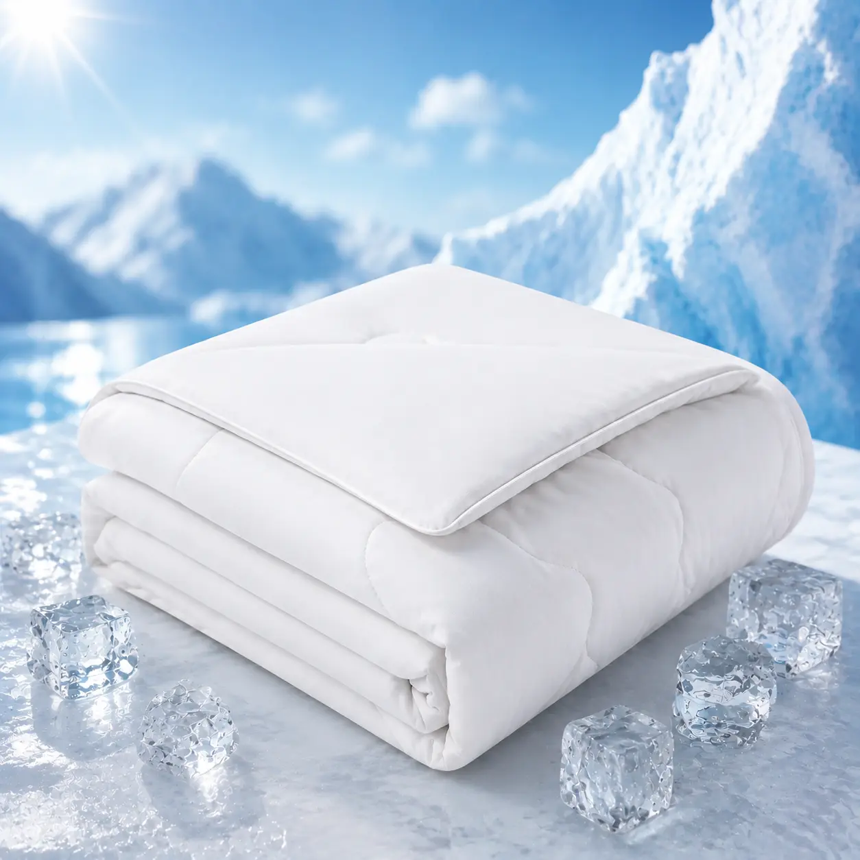 Cooling Blanket for Mom & Dad, Thoughtful Gift for Better Sleep, Lightweight Summer Comforter for Hot Sleepers, Breathable Soft Blanket to Stay Cool All Night, Perfect Gift for Parents