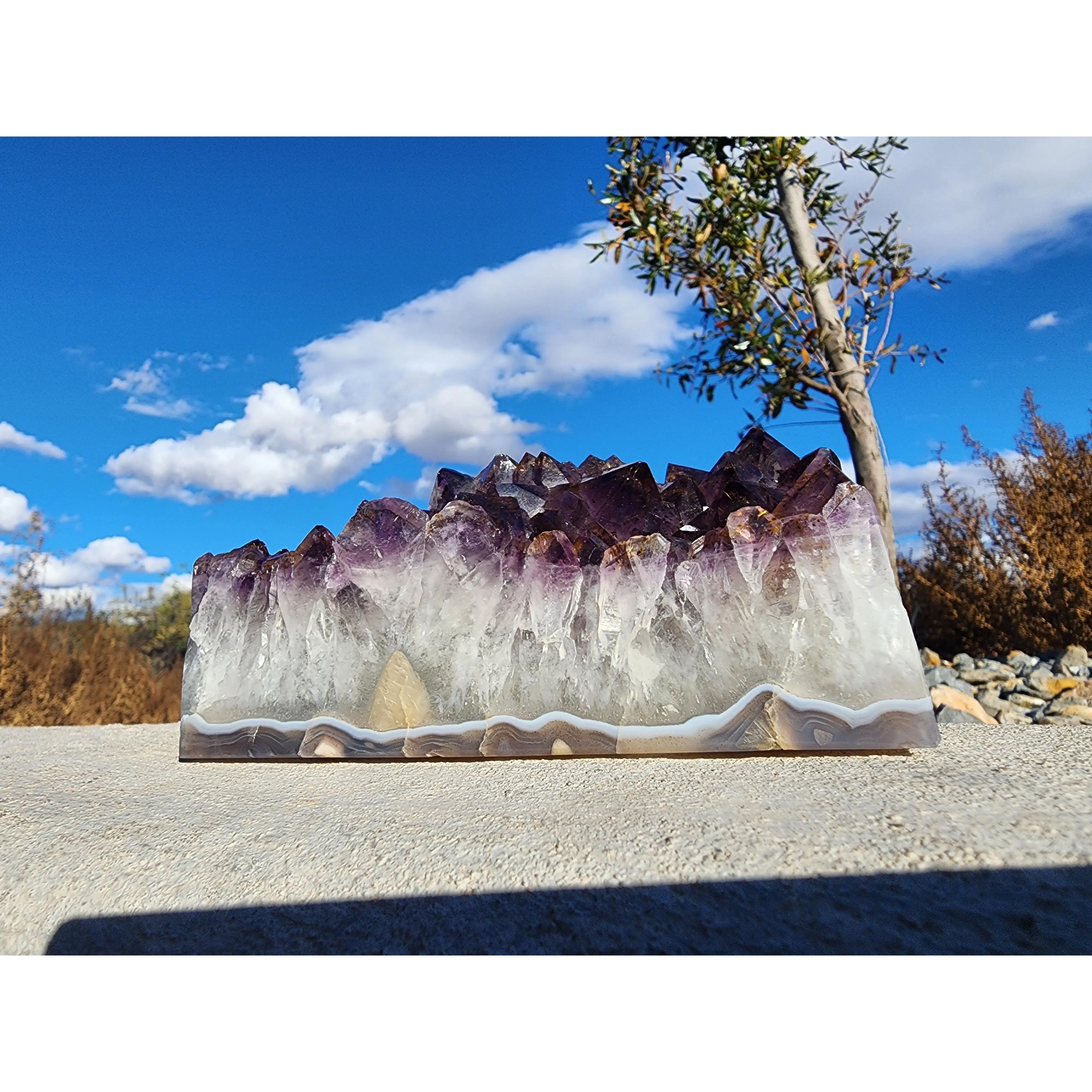 Crystal Cluster Tower - Auralite 23 - 154mm/6"