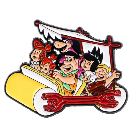 Cartoon Movie Enamel Brooch, Zinc Alloy Badge, Elegant Women's Holiday Gift, Backpack & Clothing Accessory, All Seasons, Enamel Lapel Pins