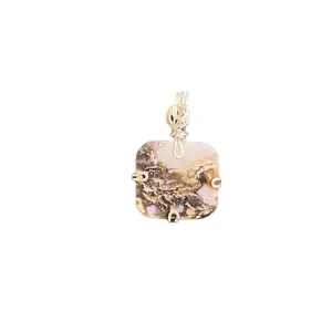 Wire wrapped Indonesian agate