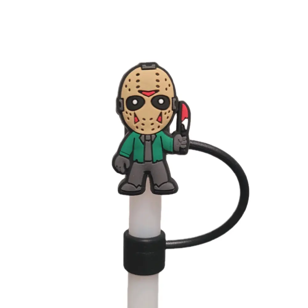 Friday The 13th horror straw topper for Stanley or Starbucks tumblers