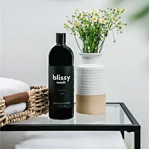 Blissy Wash Laundry Detergent – 32 fl oz – Plant-Based Formula for All Fabrics - Safe for Silk & Wool