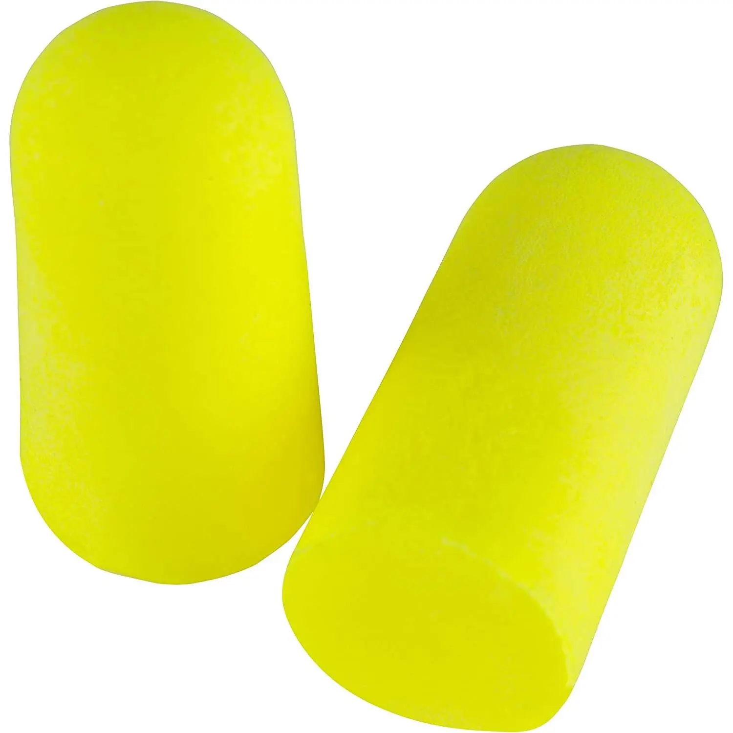 3M E-A-Rsoft Yellow Neons Earplugs 310-1250, Uncorded, Pillow Pack, Regular Size, 200 Pairs
