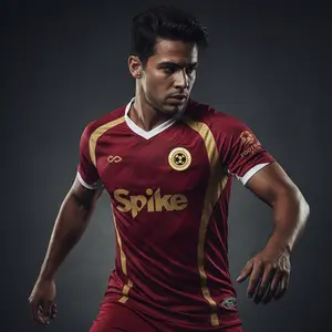 CIKERS Custom Required! Personalized Soccer Team Jersey, Custom Soccer Shirts Uniform with Name, Number, Team Badge, Gifts for Soccer Lovers "Go for Gold"