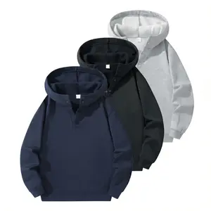 Men's Casual Fleece Hoodie Bundle Navy Black & Gray 3-Piece Set for Comfortable Everyday Wear Soft Material Versatile Style