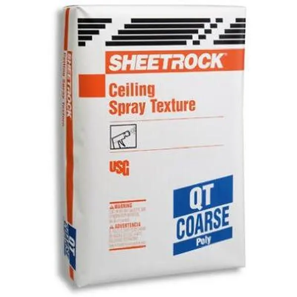 212 MAIN US Gypsum 540790060 Polystyrene Coarse Grain Imperial Decorative Ceiling Spray Texture Powder, 40 lbs Granular Form, Bold Surface, Rugged Look, Simulated Finish, Water-Only Mix Required for Construction