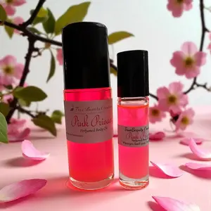 True Beauty Creation Pink Privacy Perfumed Roll-On Compact - Fragrant Body Oil for Daily Use, Compact & Convenient, Easy Application, Lasting Fragrance