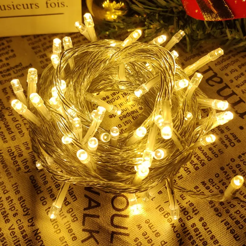 Christmas String Lights, LED Ice Bar Light 10m 400mm Curtain Light Modes with End-to-End Plug, Waterproof Fairy Lights for Bedroom Wall