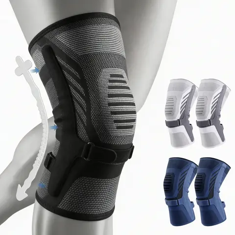 Ollas 1pair Knee Brace for Men Knee Women, Knee Compression Sleeve for Arthritis, ACL, Meniscus Tear, Joint Pain Relief, Knee Compression Sleeve, Running, Weightlifting