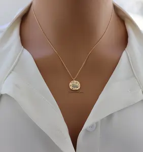 18K Gold Plated Taurus Constellation Zodiac Pendant Necklace (April 20 – May 20) – Elegant Astrology Jewelry for Grounded Souls