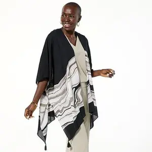 Vince Camuto Wave Stripe Flowy Topper