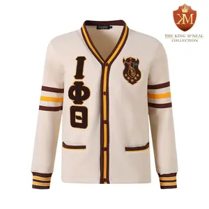 Iota Neutral Fleece Cardigan