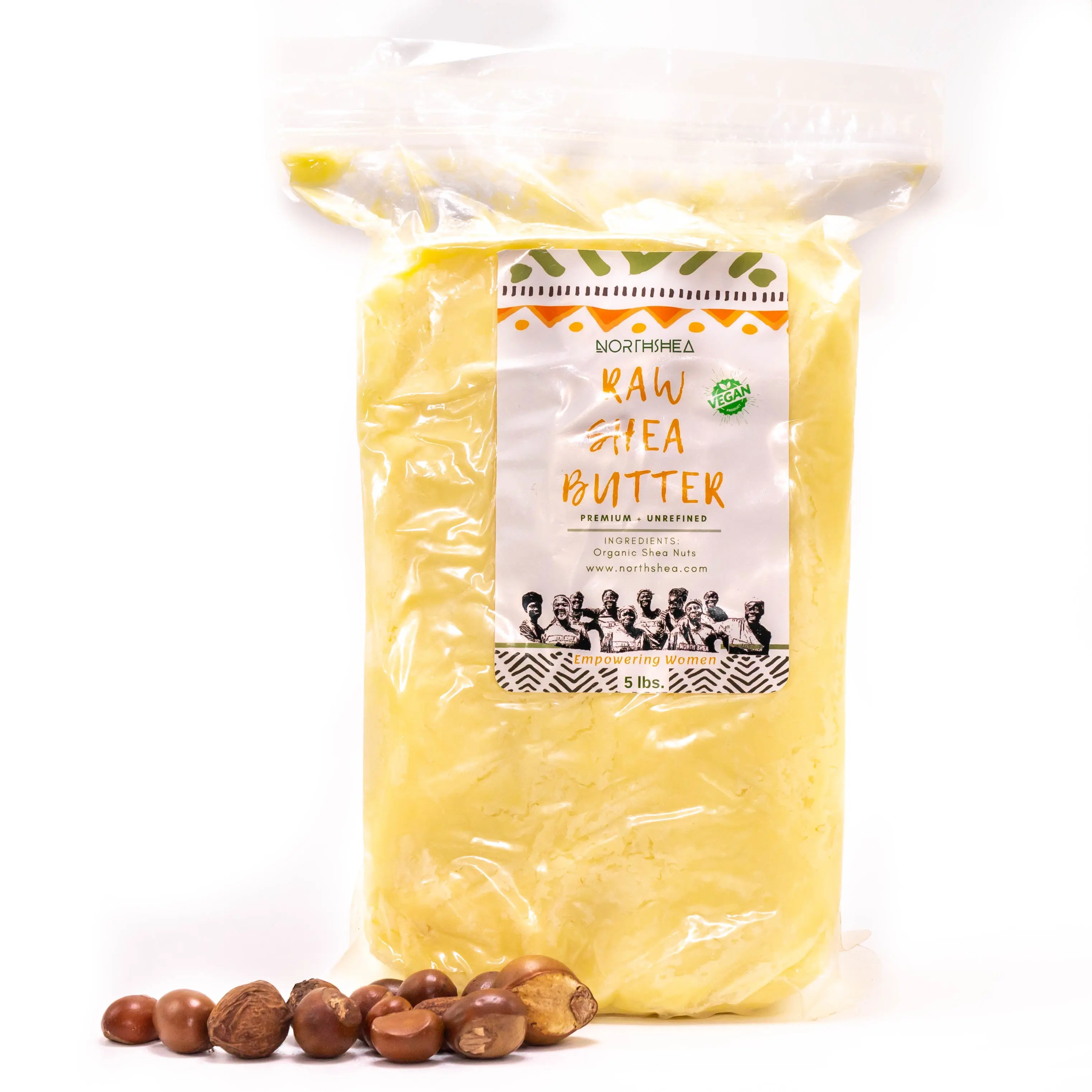 5LB Premium Raw Shea Butter