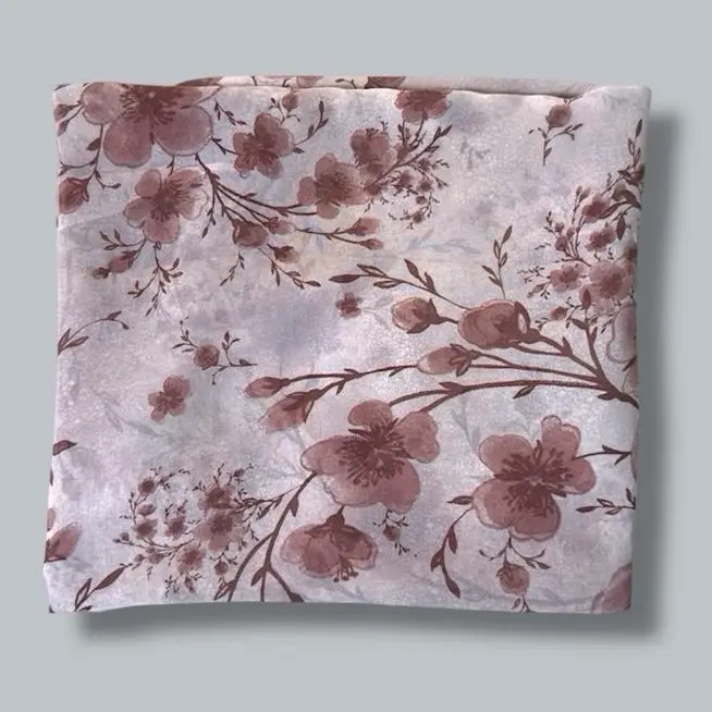 Imara Floral Print Chiffon Hijab Multicolored Spring Lightweight Breathable Comfort Soft Pastel Prints Elegant Everyday Modest Fashion