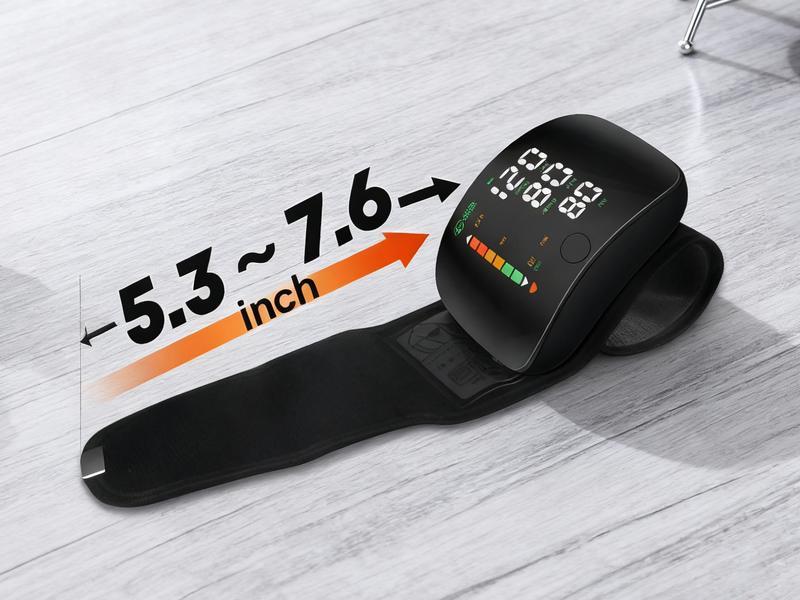 【Valentine Gift】Rechargeable Wrist Blood Pressure with LED Touch Screen, Voice Broadcast & 99x2 Memory — Accurate Home BP Tracking Made Simple,Suitable 5.3 - 7.6 inches 【Valentine Gift】Rechargeable Wrist Blood Pressure with LED Touch Screen, Voice Broadcast & 99x2 Memory — Accurate Home BP Tracking Made Simple,Suitable 5.3 - 7.6 inches