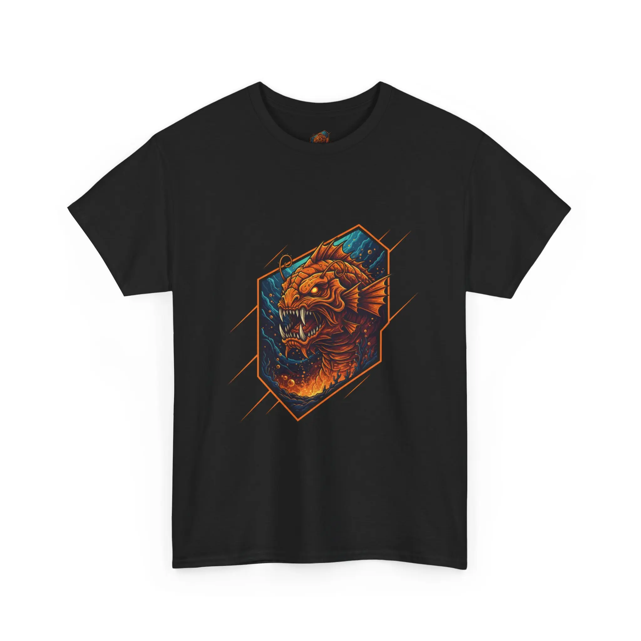 Unisex Fierce Digital Art T-Shirt - Mythical and Animal Graphic Tee - Cyber Core