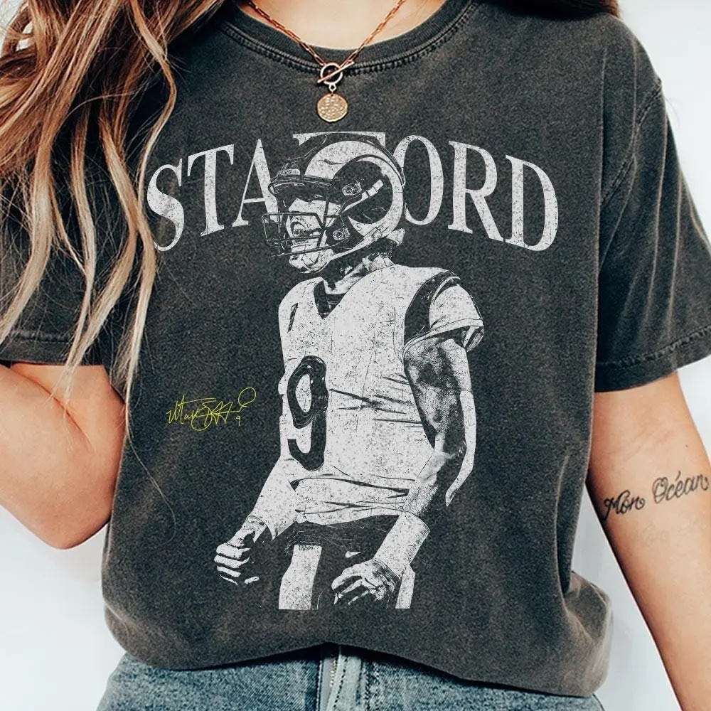 Matthew Stafford Vintage Football Comfort Colors Shirt
