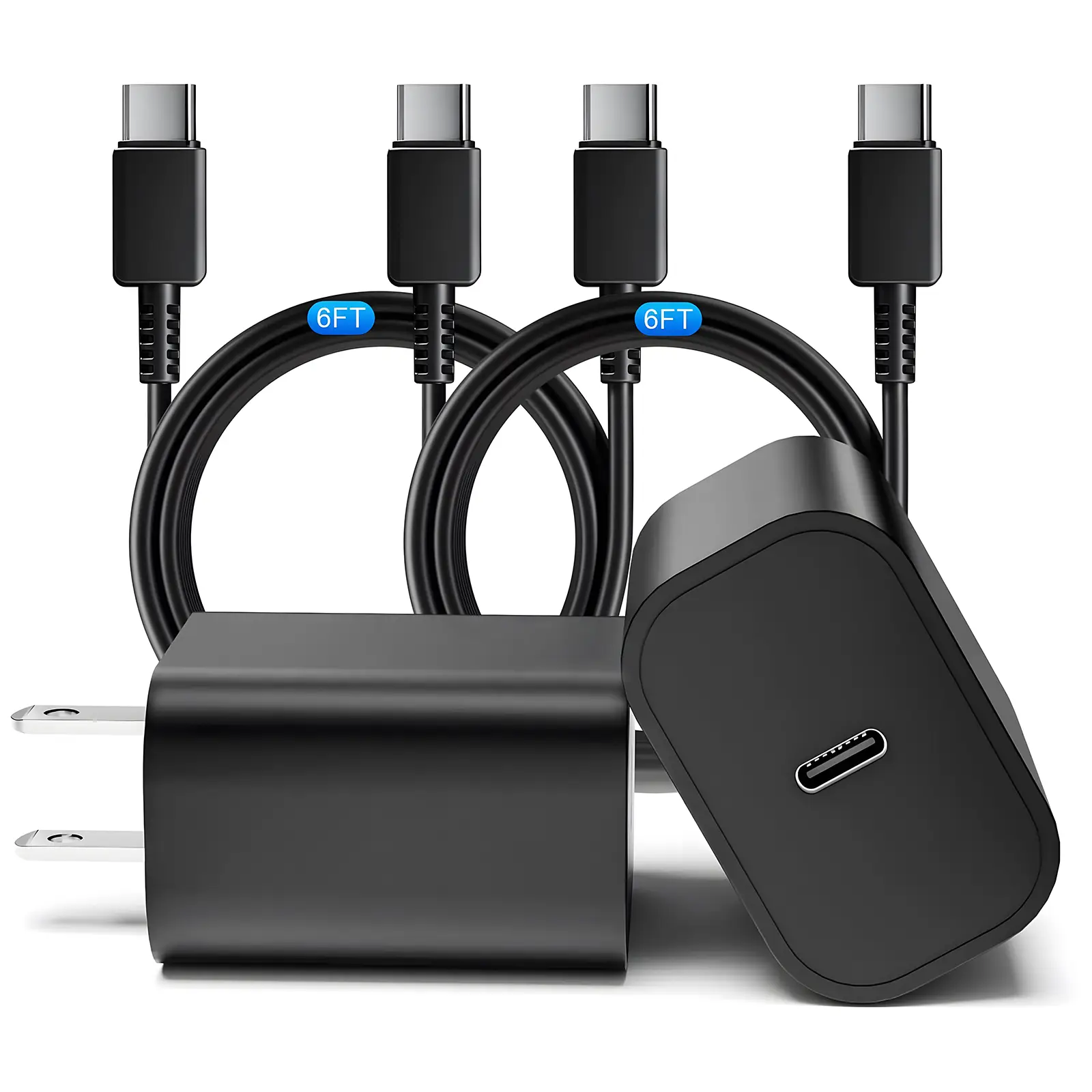 Keai 45W Super Fast Charger, USB C Power Adapter with 6.6FT Type-C Fast Charging Cable for Samsung Galaxy S25/S24/S23/Note 20 Ultra, Mobile Smartphone