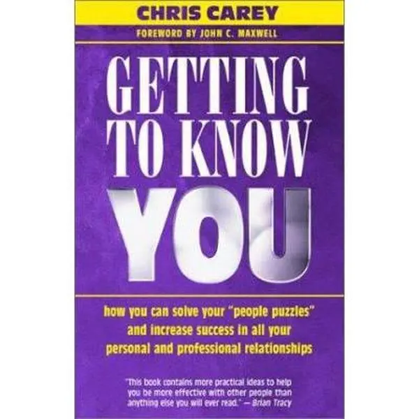 Used Paperback Book - Getting to Know You by Chris Carey (English) - People Puzzles, Team Building, Personal Relationships, Conflict Resolution, Disc System Tool, Motivational