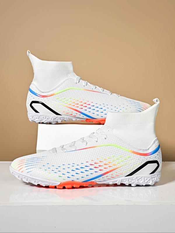 Professional Soccer Shoes for Men & Women, Anti-Slip Wear-Resistant Indoor Outdoor Training Competition Footwear, Long Studs Ag TF Design, Football Field Boots