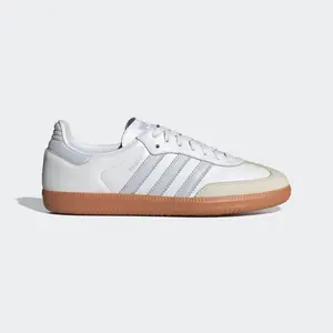 adidas Samba OG White Halo Blue Gum (Women's) IE0877 Authentic Shoes Footwear Sneaker Trainer Comfortable Walking Fashion Trending Gift