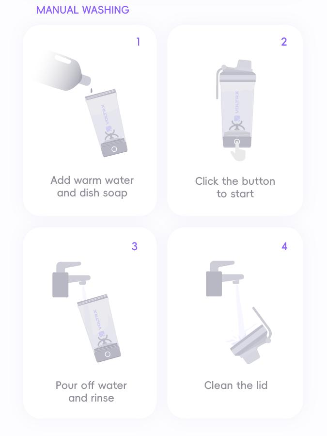 VOLTRX Electric Protein Shaker Bottle - Smart Blender Bottle, Leak-Proof Design, USB Rechargeable Mixer Cup for Shakes and Meal Replacements, BPA-Free Tritan, 24oz VOLTRX Electric Protein Shaker Bottle - Smart Blender Bottle, Leak-Proof Design, USB Rechargeable Mixer Cup for Shakes and Meal Replacements, BPA-Free Tritan, 24oz