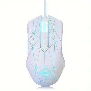 FELICON RGB Lightweight Gaming Mouse, 7 Programmable Buttons, Ergonomic LED-Backlit, USB, Compatible with Windows Mac OS Linux, Soft Silicone Cover, Max Series Shockproof