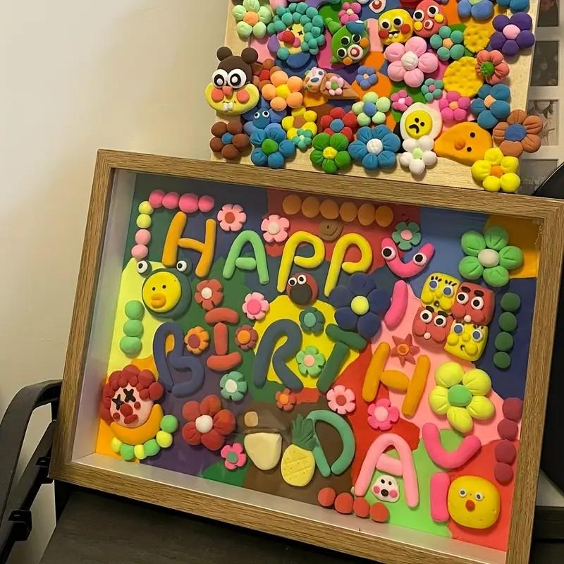 50 Color Air Drying Clay Set, ultra light clay belt carving tool - perfect for DIY crafts and novelty toys fathersdaygifts Art Supplies