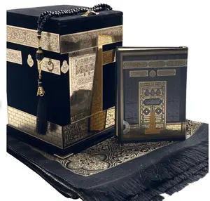 6 Piece Luxury Kaaba Gift Box - Islamic Prayer Set for Men and Women