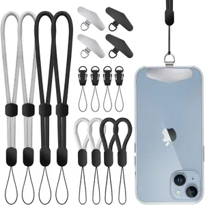 GBTKaptron Adjustable Phone Wrist Lanyard - 4 Pack Wrist Strap, Quick Release & Metal Tether Tab Smartphone Cellphone phone charm