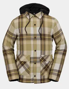 VOLCOM Mens Insulated Riding Flannel