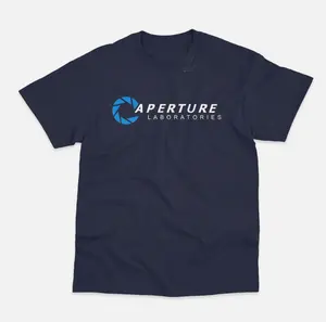 Aperture Laboratories Inspired by Portal Gamer Printed T-Shirt Menswear Top