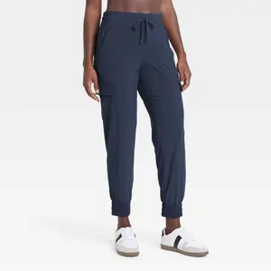 Women's Active Light Mid-Rise Cargo Joggers - All In Motion Blue XL