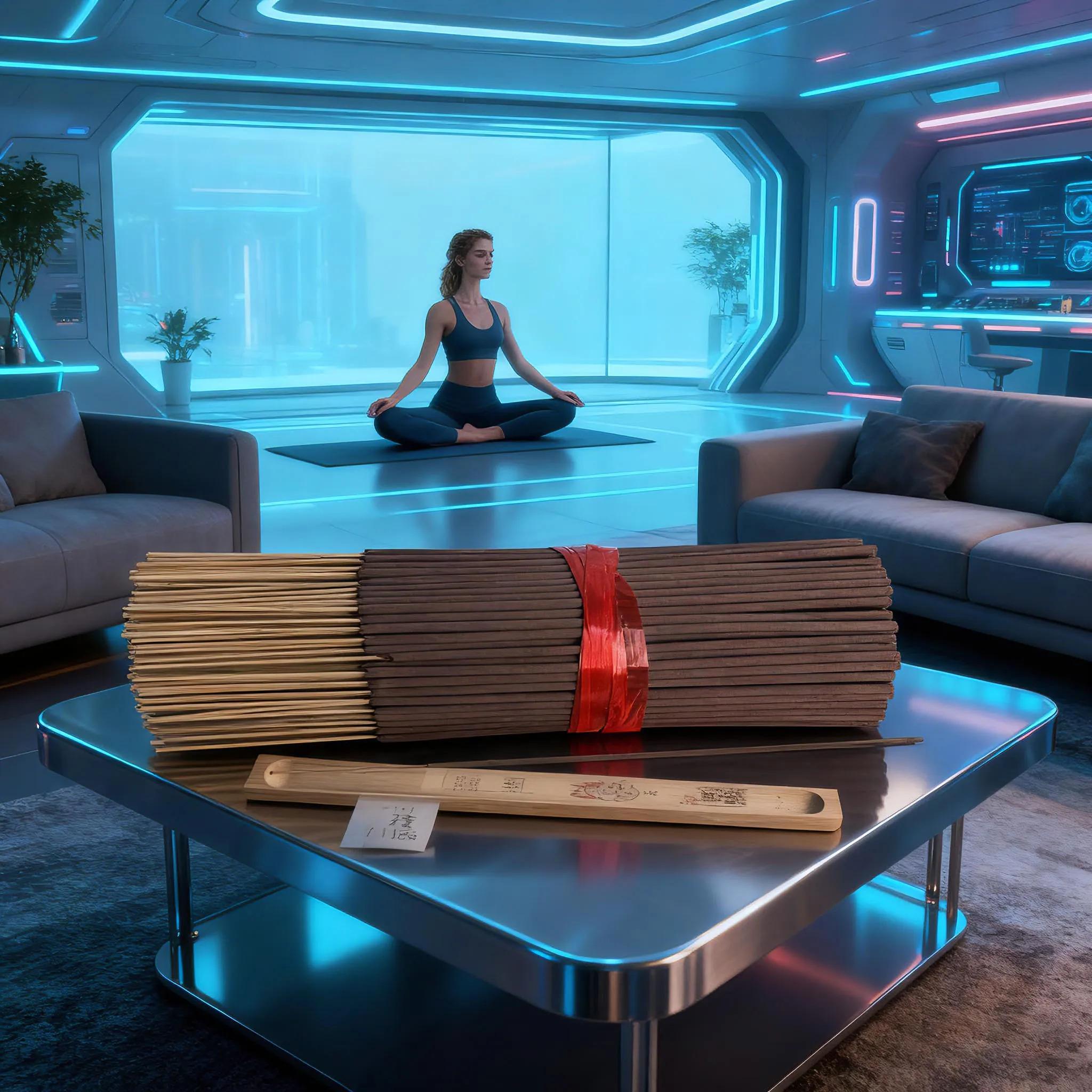 100/200Pcs High Grade Oud Incense Sticks Natural Ebony Agarwood Luxury Long Lasting Home Fragrance Aromatherapy