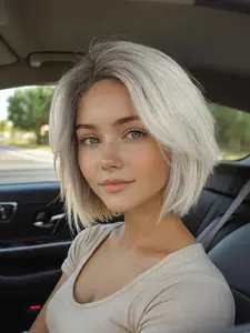 Women's Fashion Short Synthetic Wig Pre Styled Without Bangs, Soft Synthetic Hair, Daily Wear, Halloween, Holiday Party, Artificial Fiber Hairpiece, Headband Wig