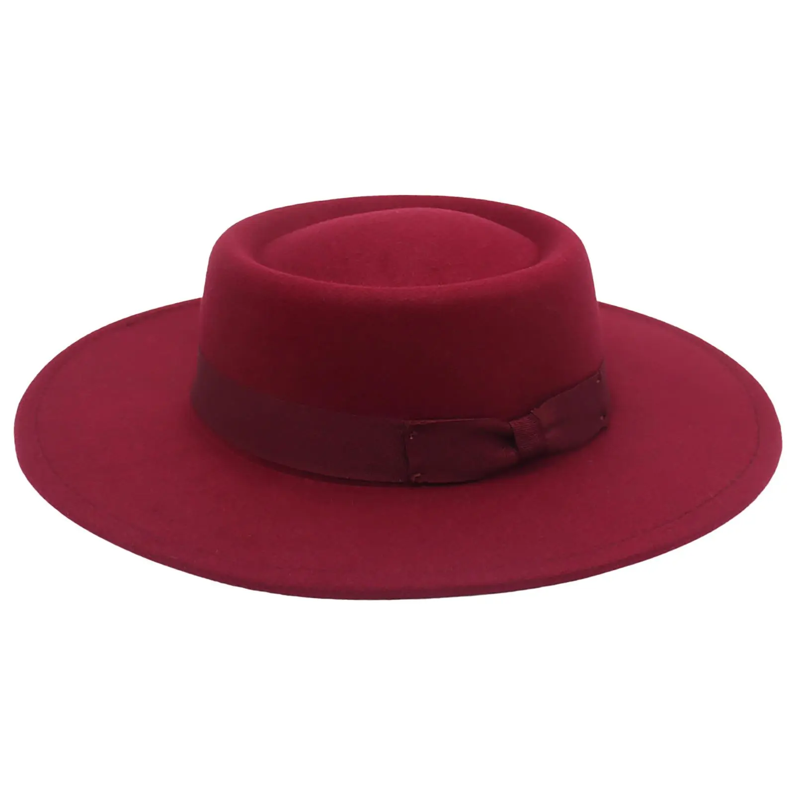 OIDEA Women's Wide Brim Felt Fedora Hat with Bowknot - Warm Wool Vintage Western Keep Warm Hat, Round Crown for Fall Winter, Bowknot Hats, Fedora Hat Hats summerwins