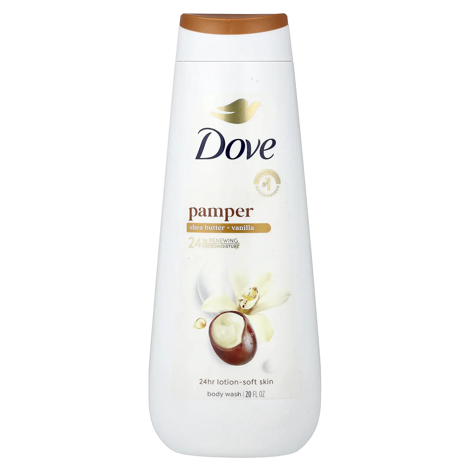 Dove Pamper Body Wash, Shea Butter + Vanilla, 20 fl oz Dove Pamper Body Wash, Shea Butter + Vanilla, 20 fl oz