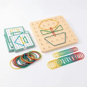 Montessori Learning Board, Math Learning Tools, Enhances Logical Reasoning & Problem Solving, Clear Number Cards, Safe Eco-Friendly Plastic Pins, Early Education for Kids Aged 3+